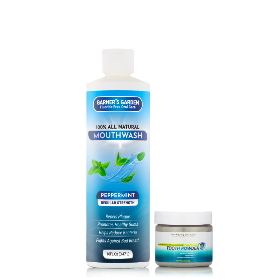 Natural Mouthwash and Tooth Powder